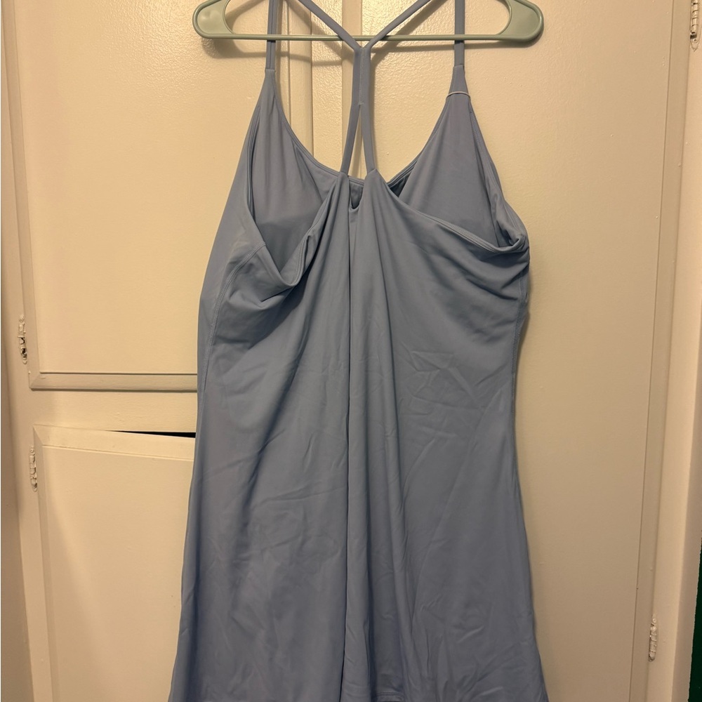 Halara Everyday Soft Blue Sleeveless Dress - Picture 2 of 6